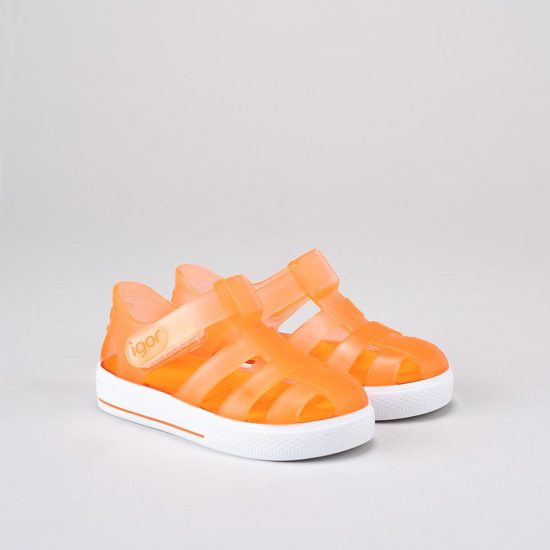 IGOR Orange Jelly Sandals