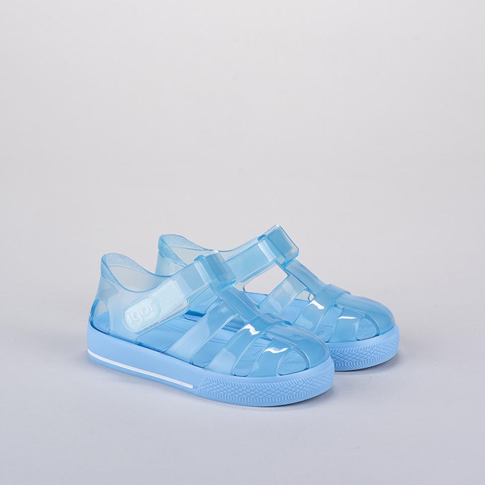 IGOR Blue Jelly Sandals