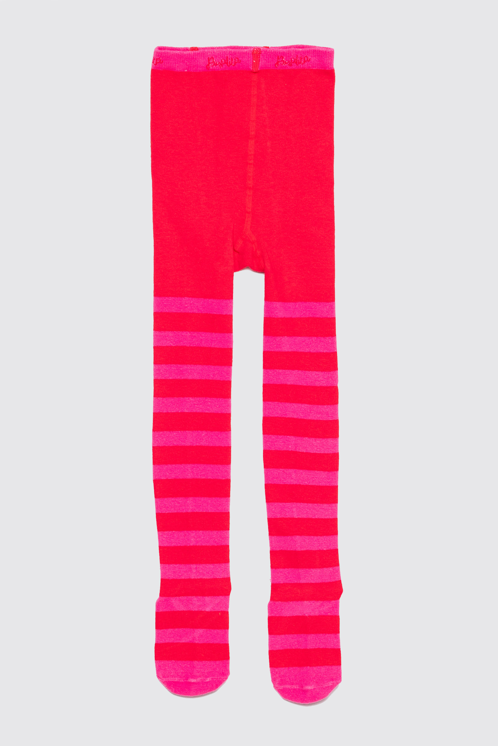 ROSALITA SENORITA Red & Pink Striped Tights - Poppydoll