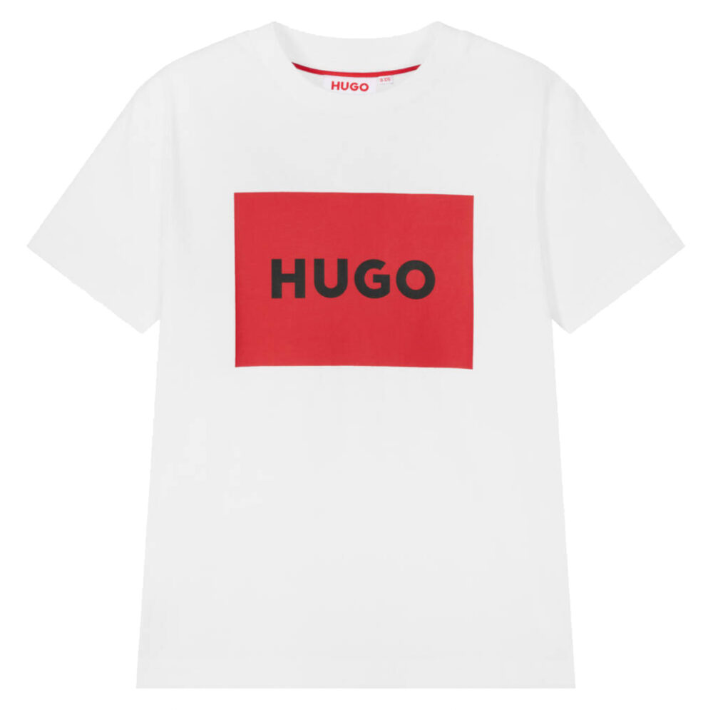 Hugo White Logo TShirt