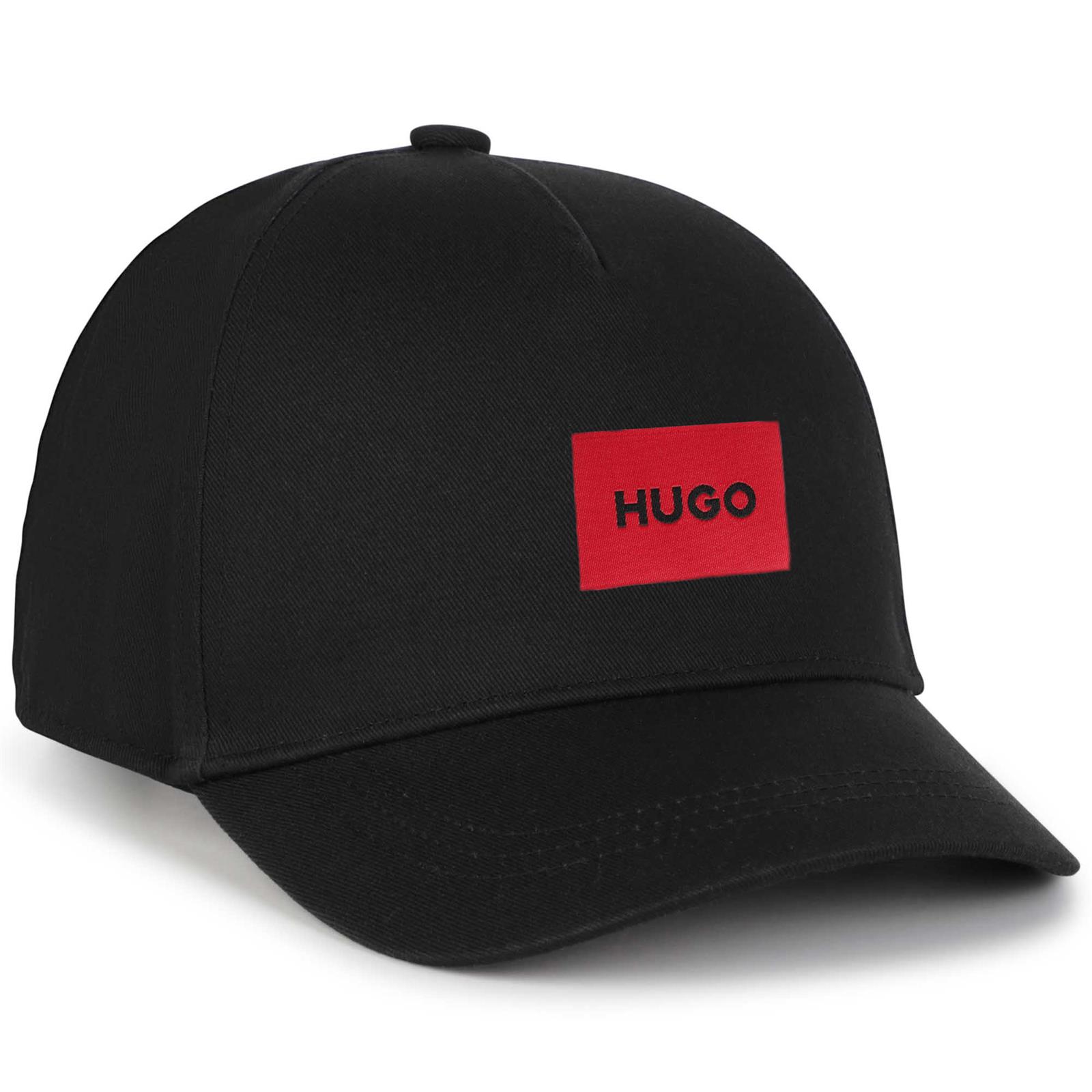 HUGO Boys Black Logo Cap - Poppydoll