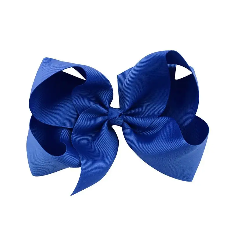 Large Royal Blue Handmade Hair Bow