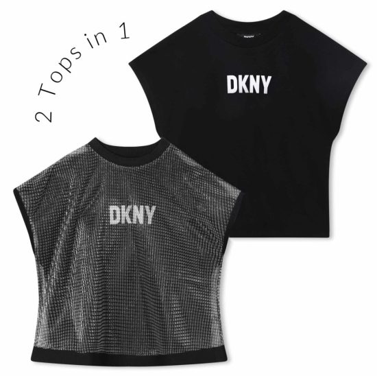 DKNY Silver 2 in 1 Tshirt