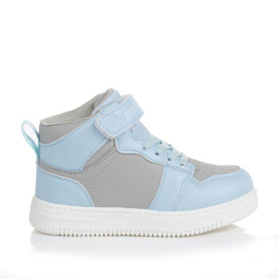 Mitch & Son Blue and Grey High Top Trainers