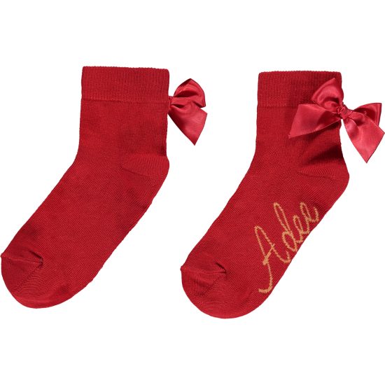 ADEE Cali Red Ankle Socks