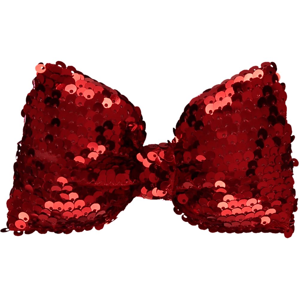 Adee Red Sequinned Bow