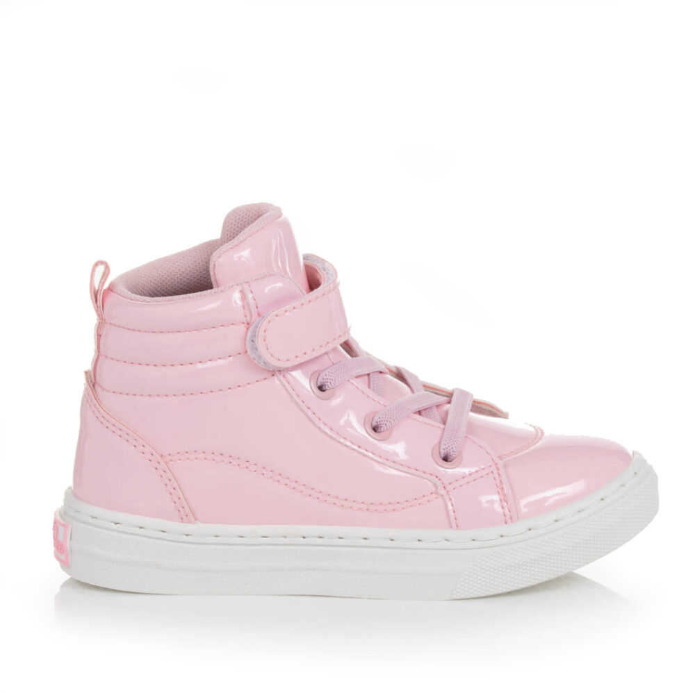 ADEE Glitzy Pink High Top Trainers