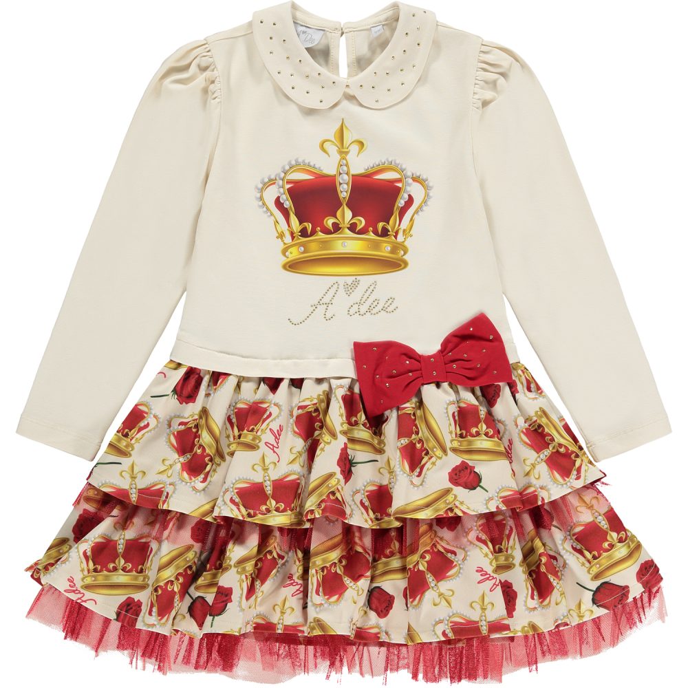 ADEE Clara Crown Frilled Dress