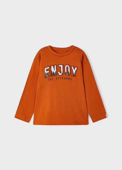 Mayoral Orange enjoy Tshirt