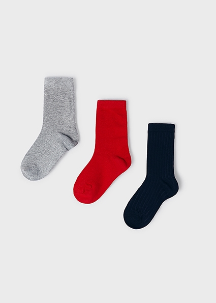 Mayoral Navy red & Grey socks