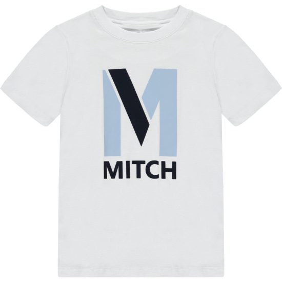 MITCH White Logo TShirt