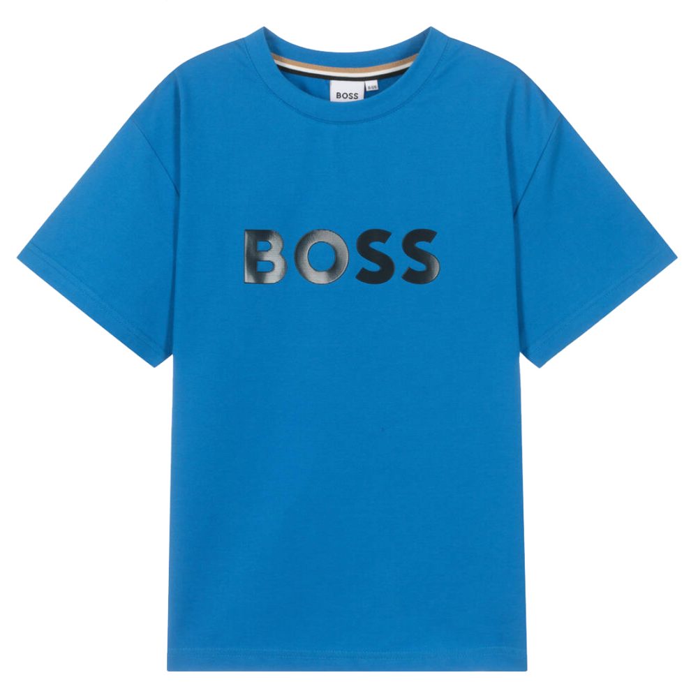 BOSS Blue Pique Tshirt - Poppydoll