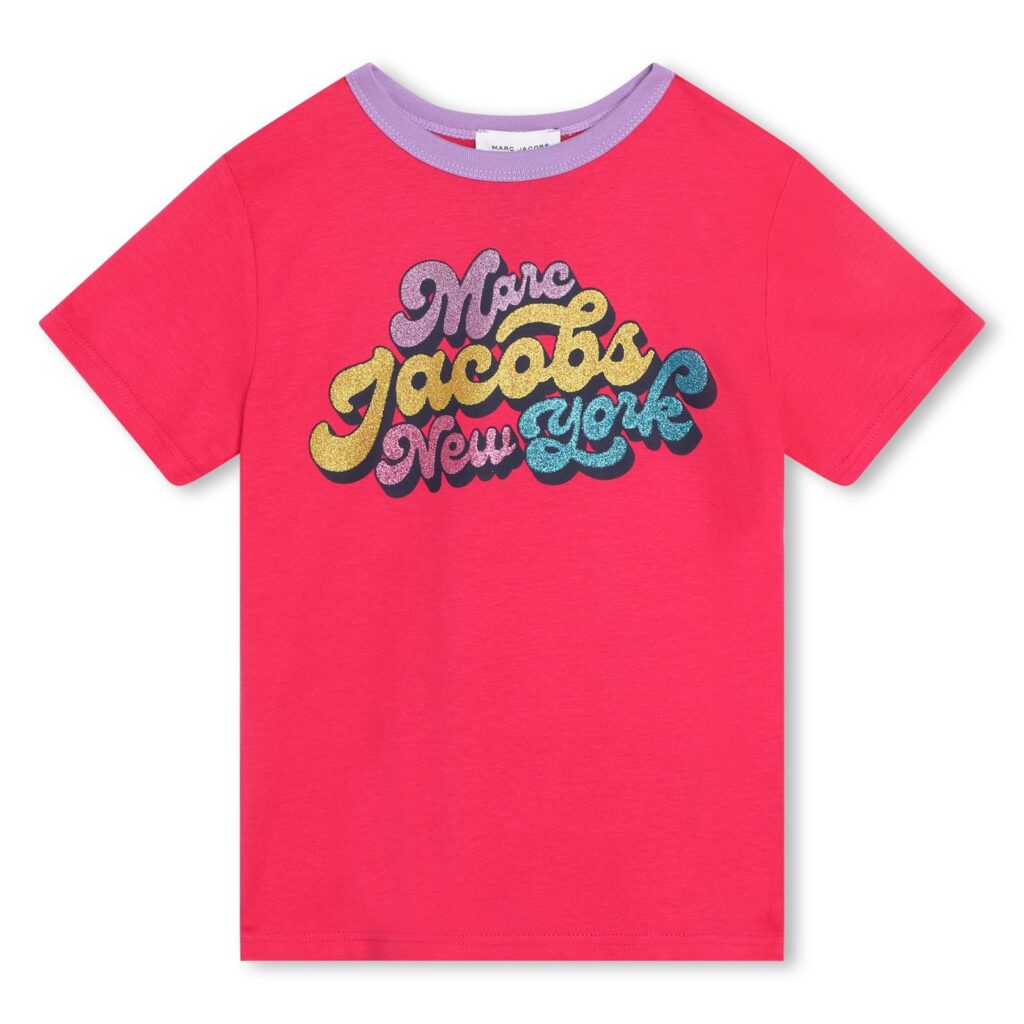 MARC JACOBS Pink Logo Tshirt