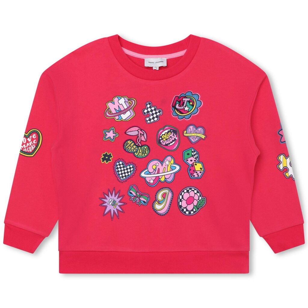 MARC JACOBS Pink Patches Sweatshirt