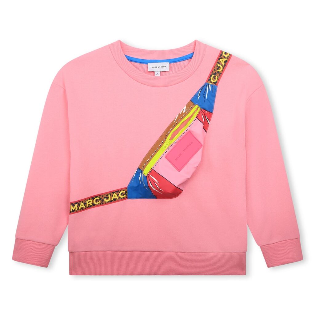 MARC JACOBS Pink Crossbody Bag Sweatshirt