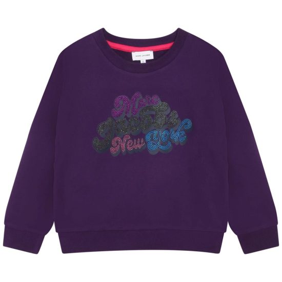 Marc Jacobs Purple Logo sweatshirt
