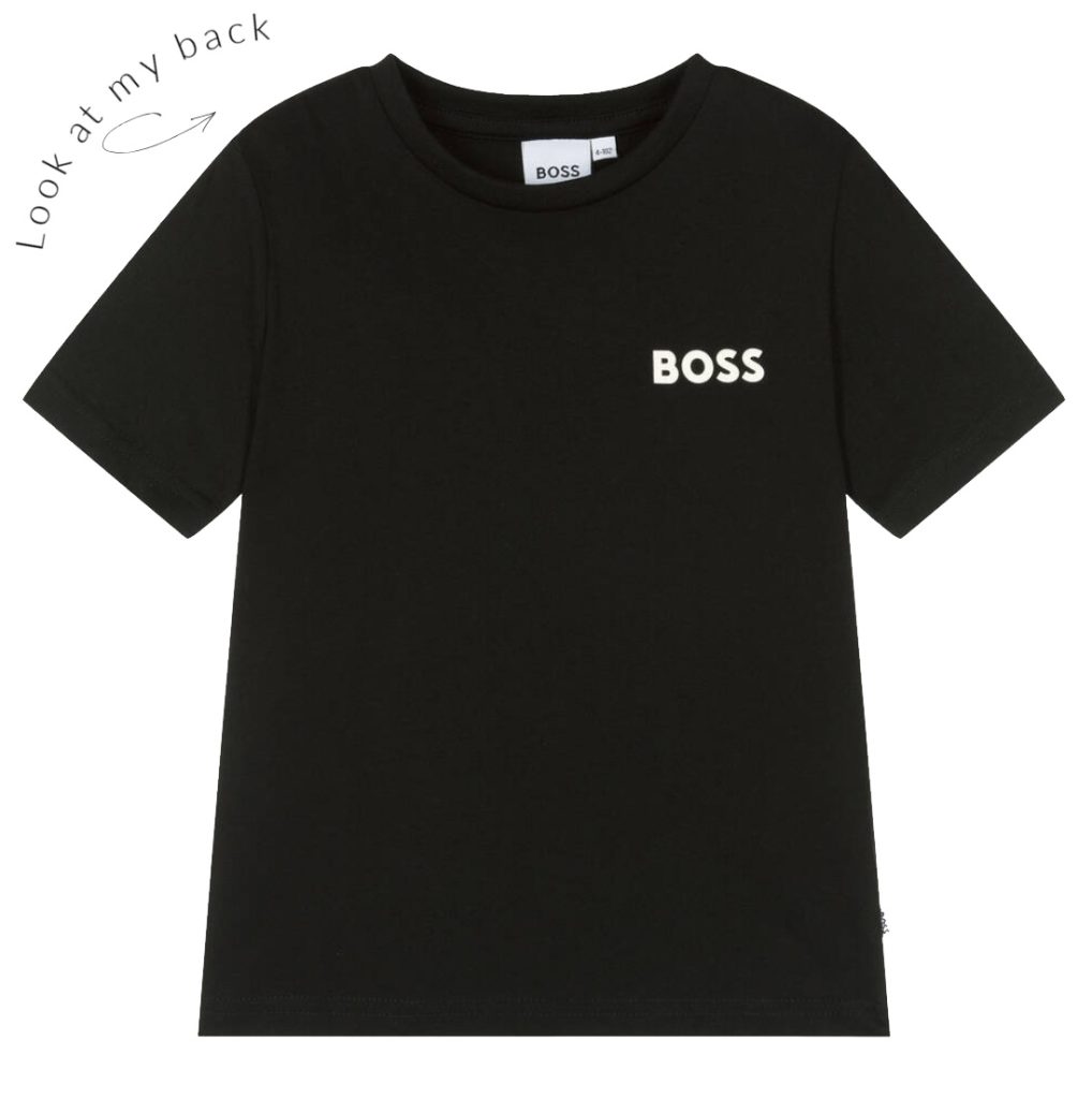 Boss Black & White Logo Tshirt