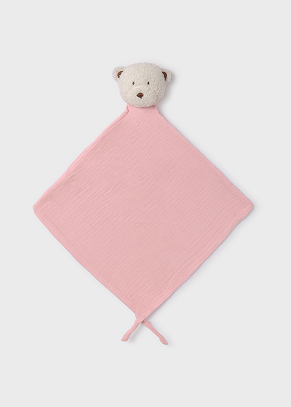 MAYORAL pink Teddy Comforter