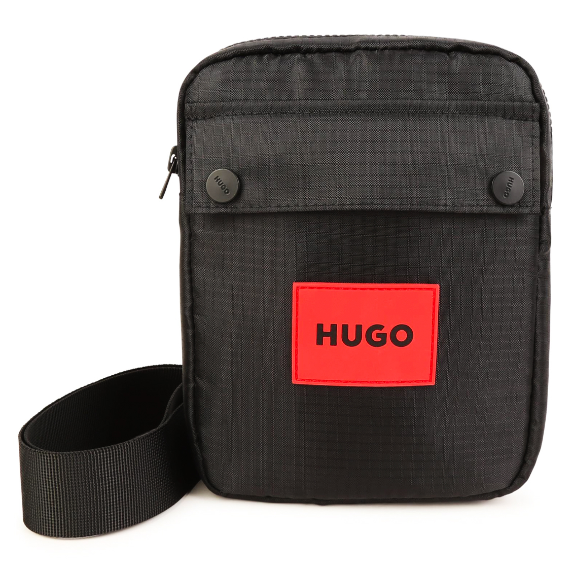 HUGO Black Logo Messenger Bag - Poppydoll