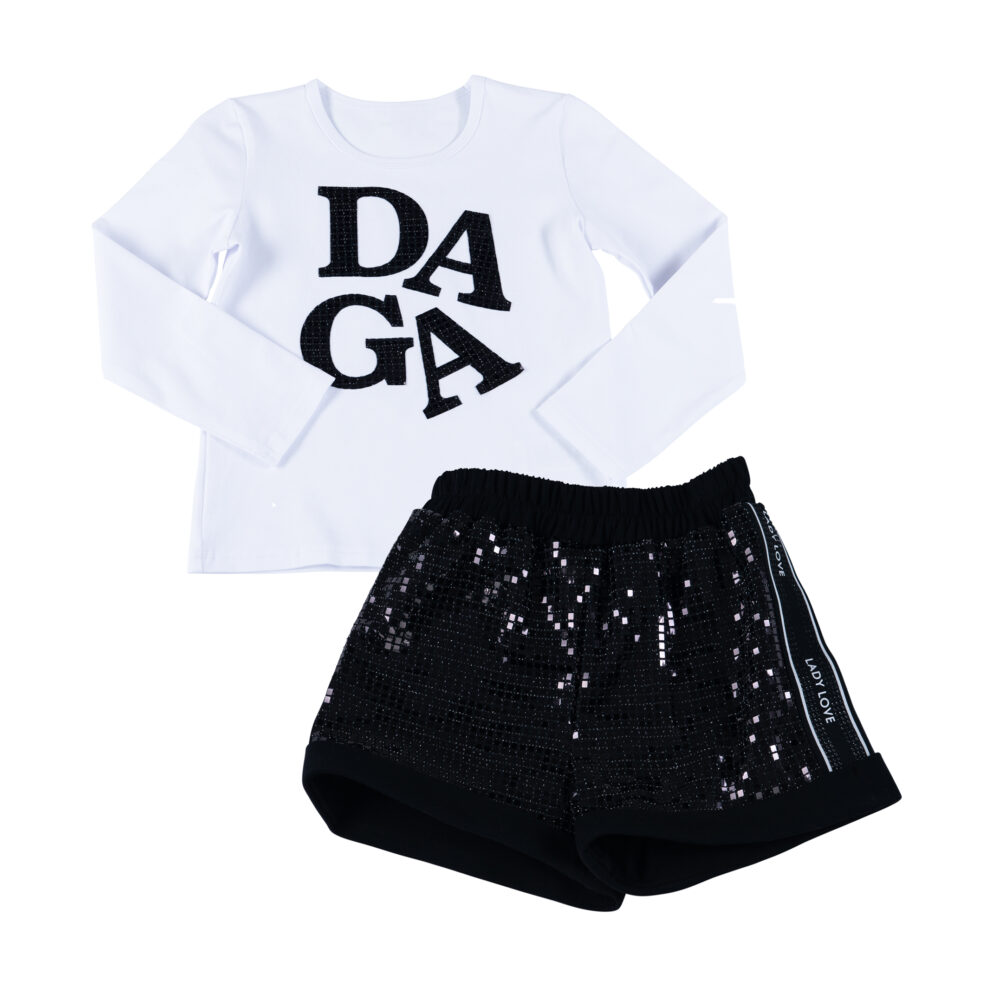 Daga Sequinned Shorts Set