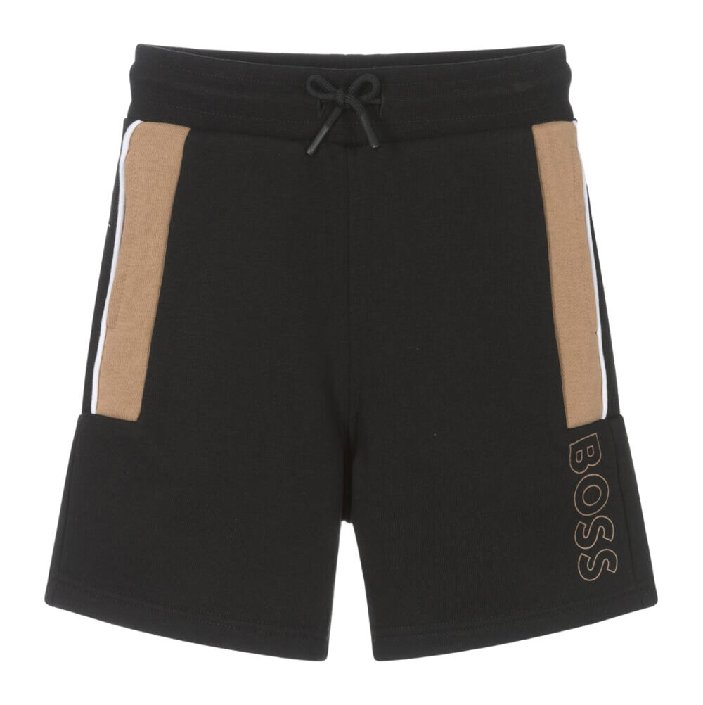 BOSS Black Jersey Logo Shorts