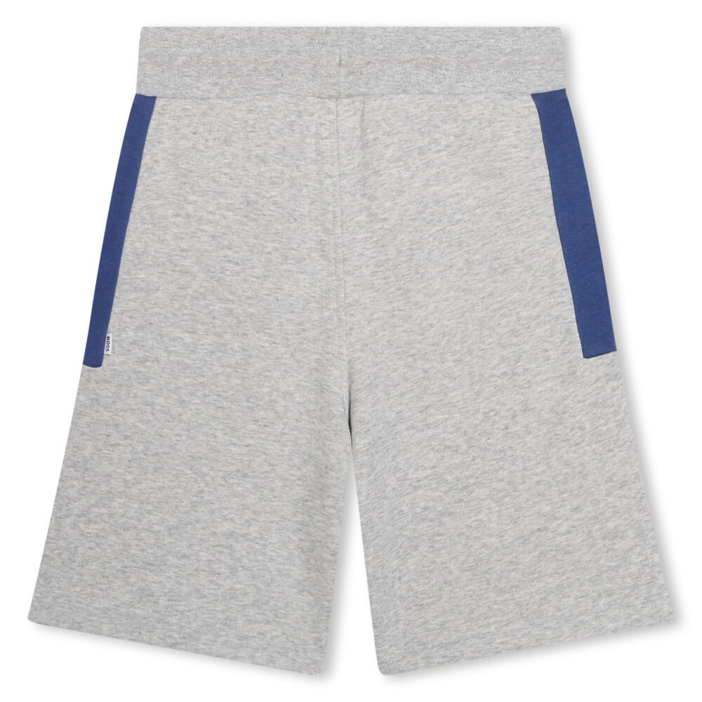 BOSS grey logo shorts (back)