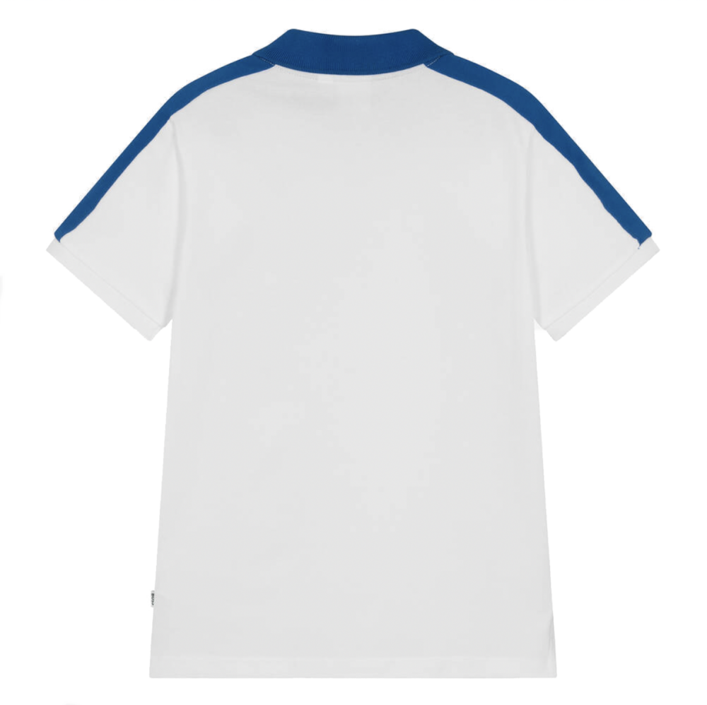 BOSS white & blue Polo Shirt