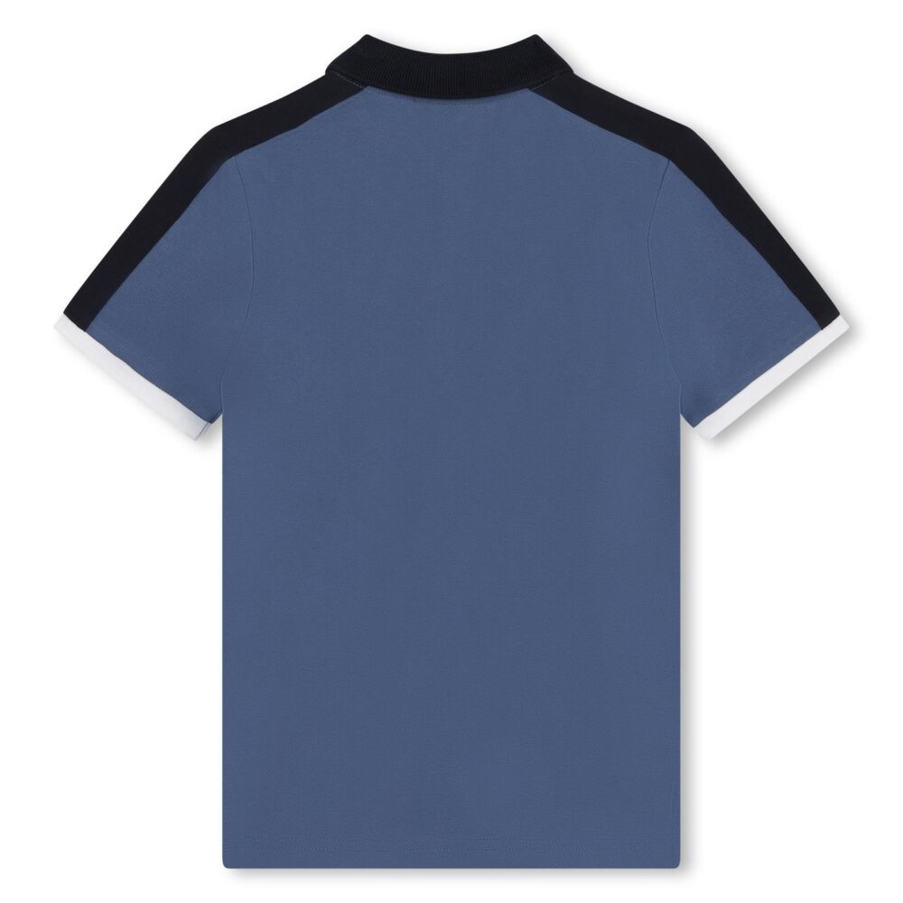 BOSS blue & navy polo shirt (back)