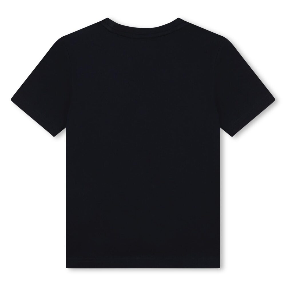 BOSS navy multi logo Tshirt (Black)