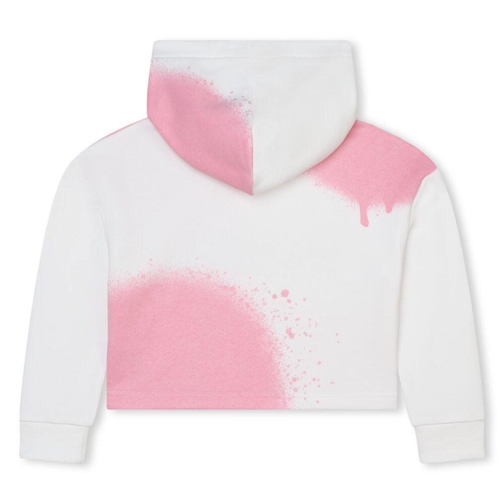 Marc Jacobs white spray spot hoodie
