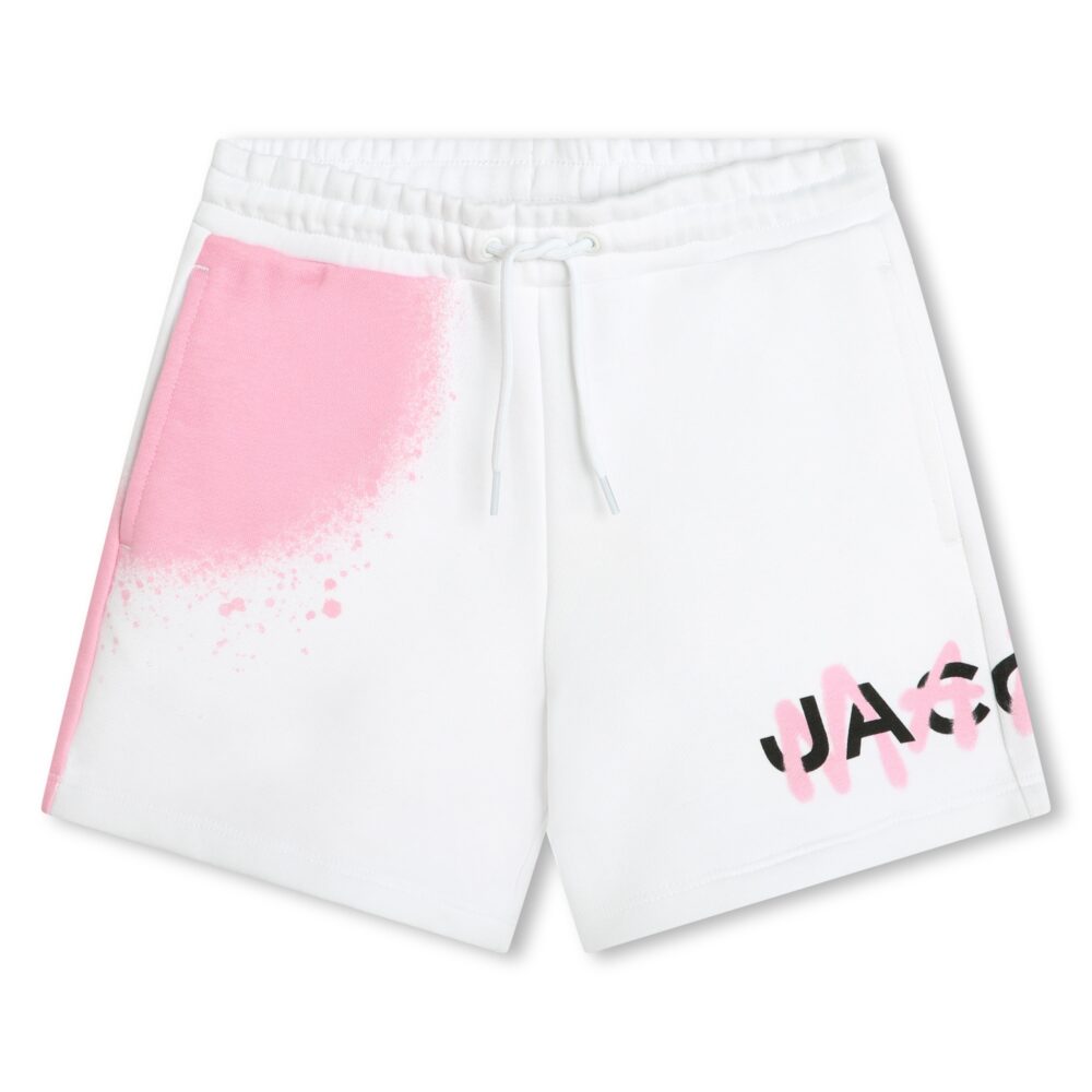 MARC JACOBS White Spray Spots Shorts