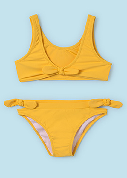 MAYORAL Yellow Tie-Front Bikini