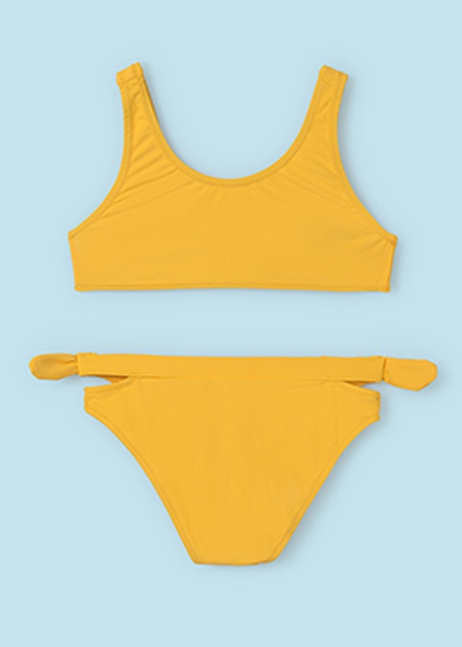 MAYORAL Yellow Tie-Front Bikini