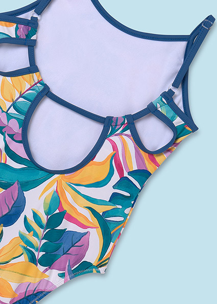 MAYORAL Floral Swimming Costume