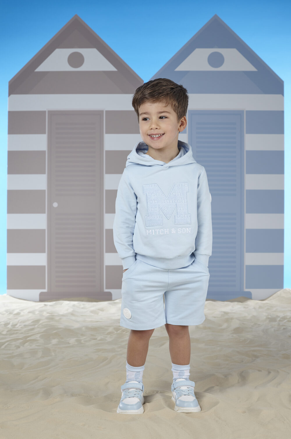 MITCH & SON Tommy Hooded Sweat Short Set