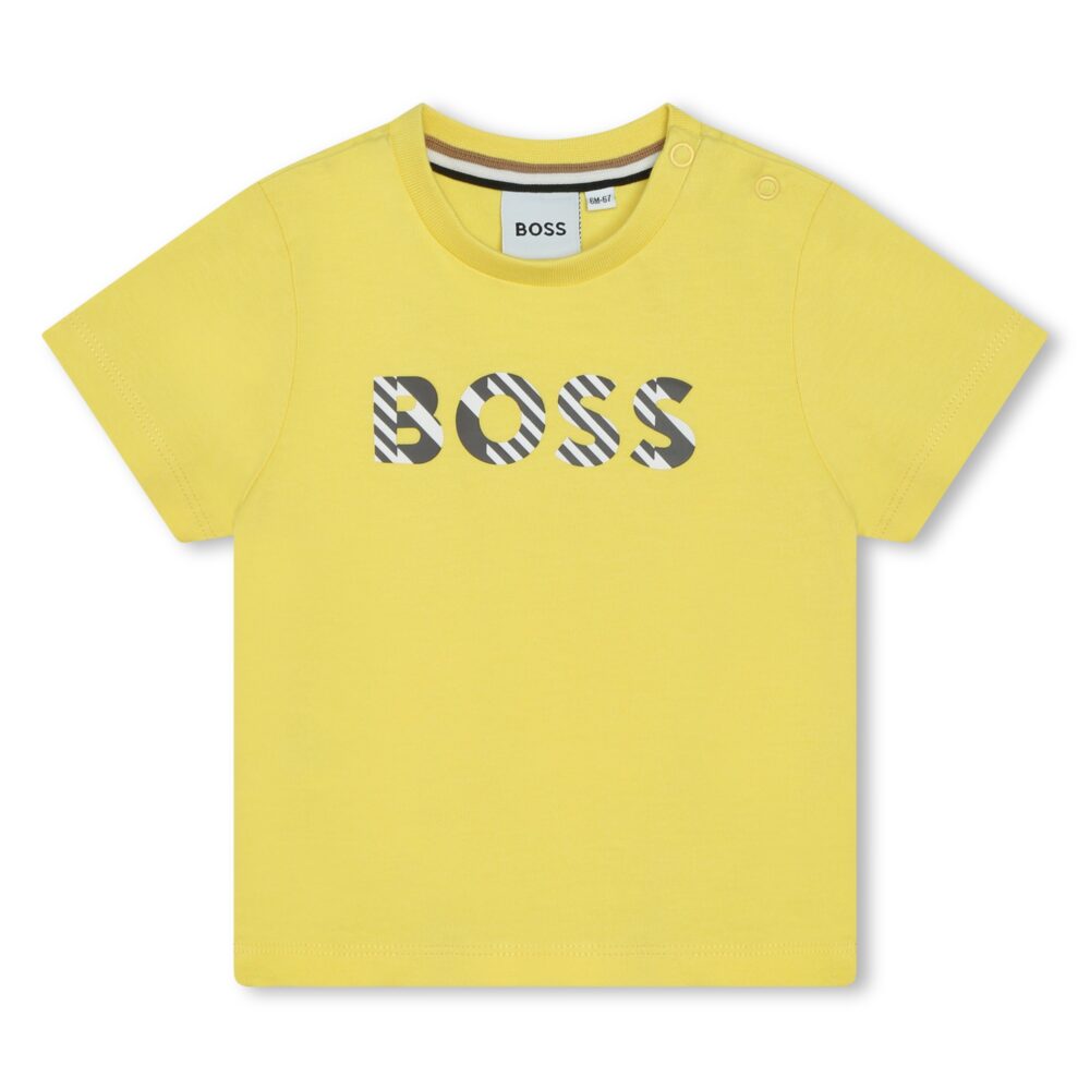 BOSS yellow logo Tshirt