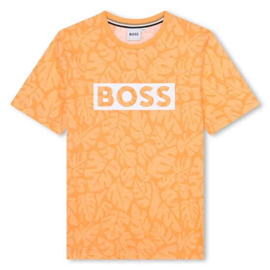 BOSS orange leaf logo Tshirt