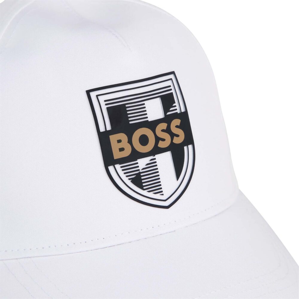 Boss White Logo Cap