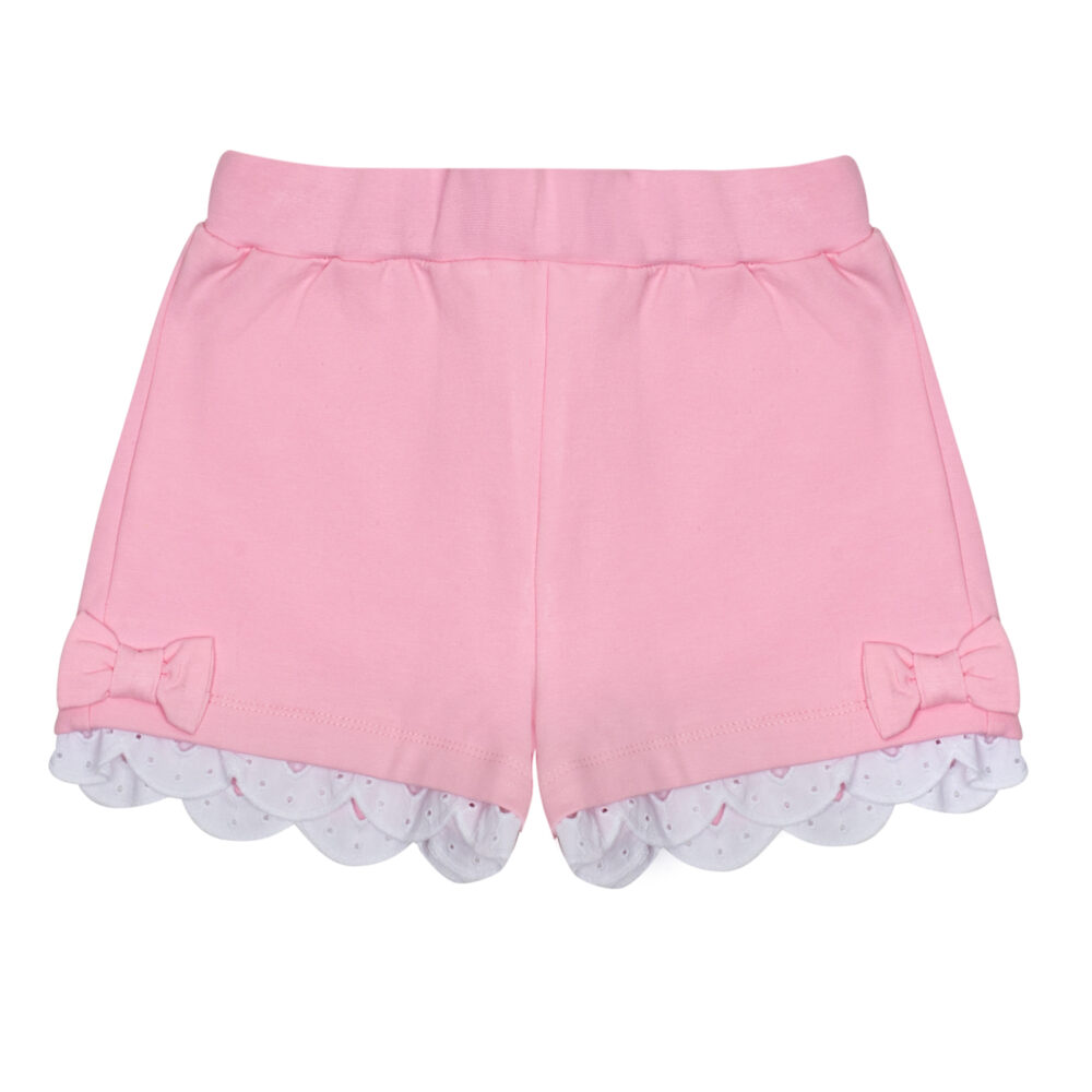 ADEE Linda Pink & White Shorts Set