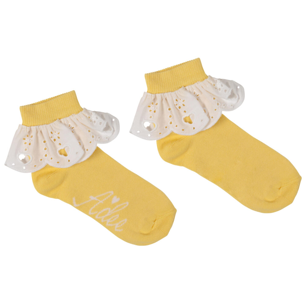 ADEE Lenni Yellow Ankle Socks