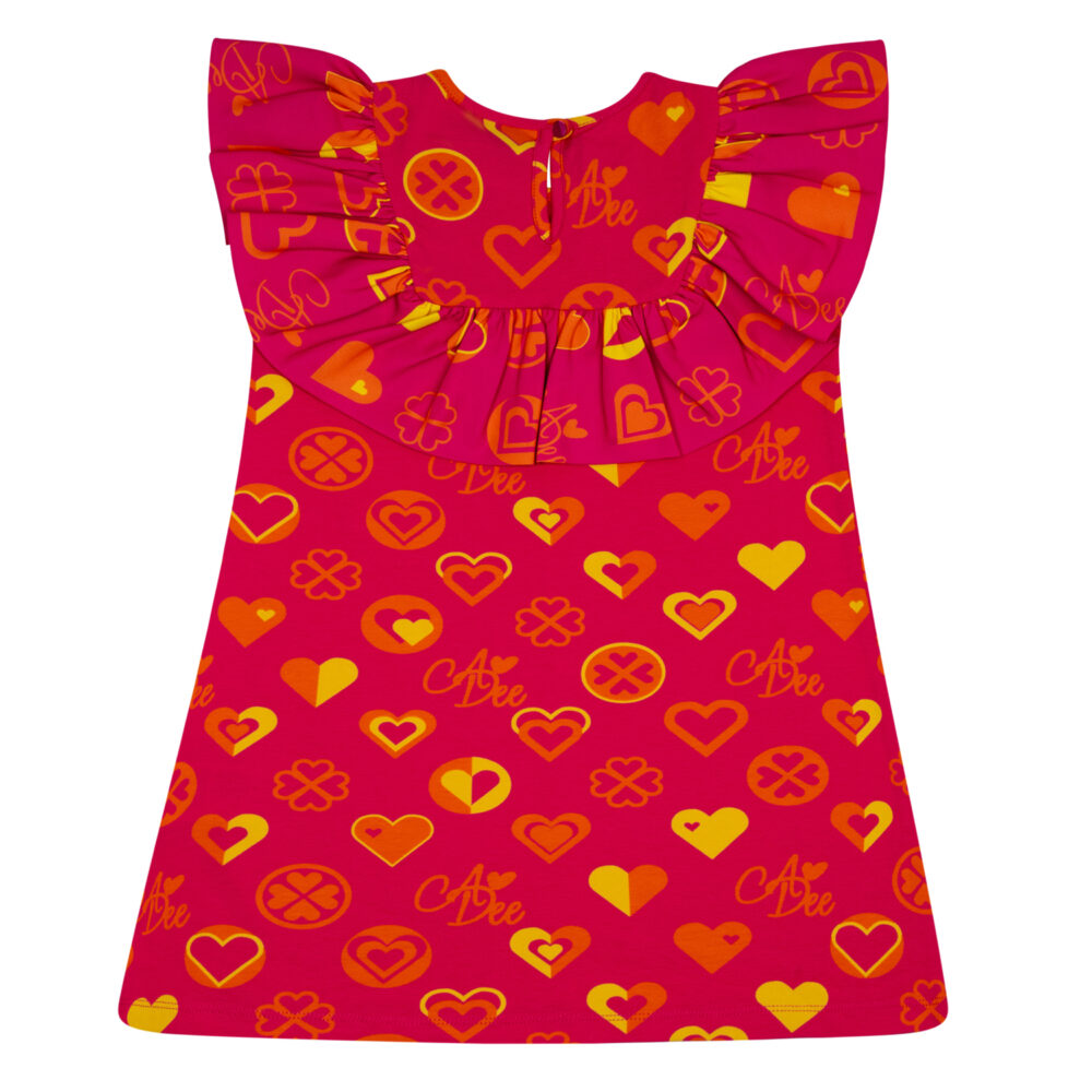 ADEE Marissa Heart Print Dress