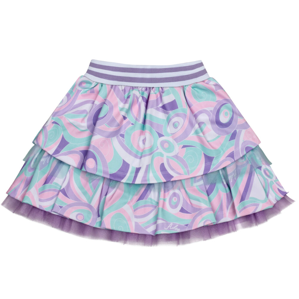 ADEE Nula Pastel Print Skirt Set