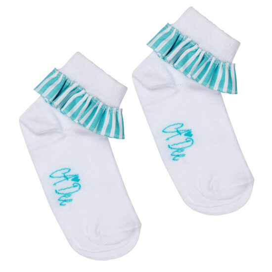 ADEE Octavia Striped Ankle Socks