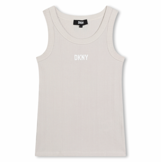 DKNY Stone Ribbed Vest Top