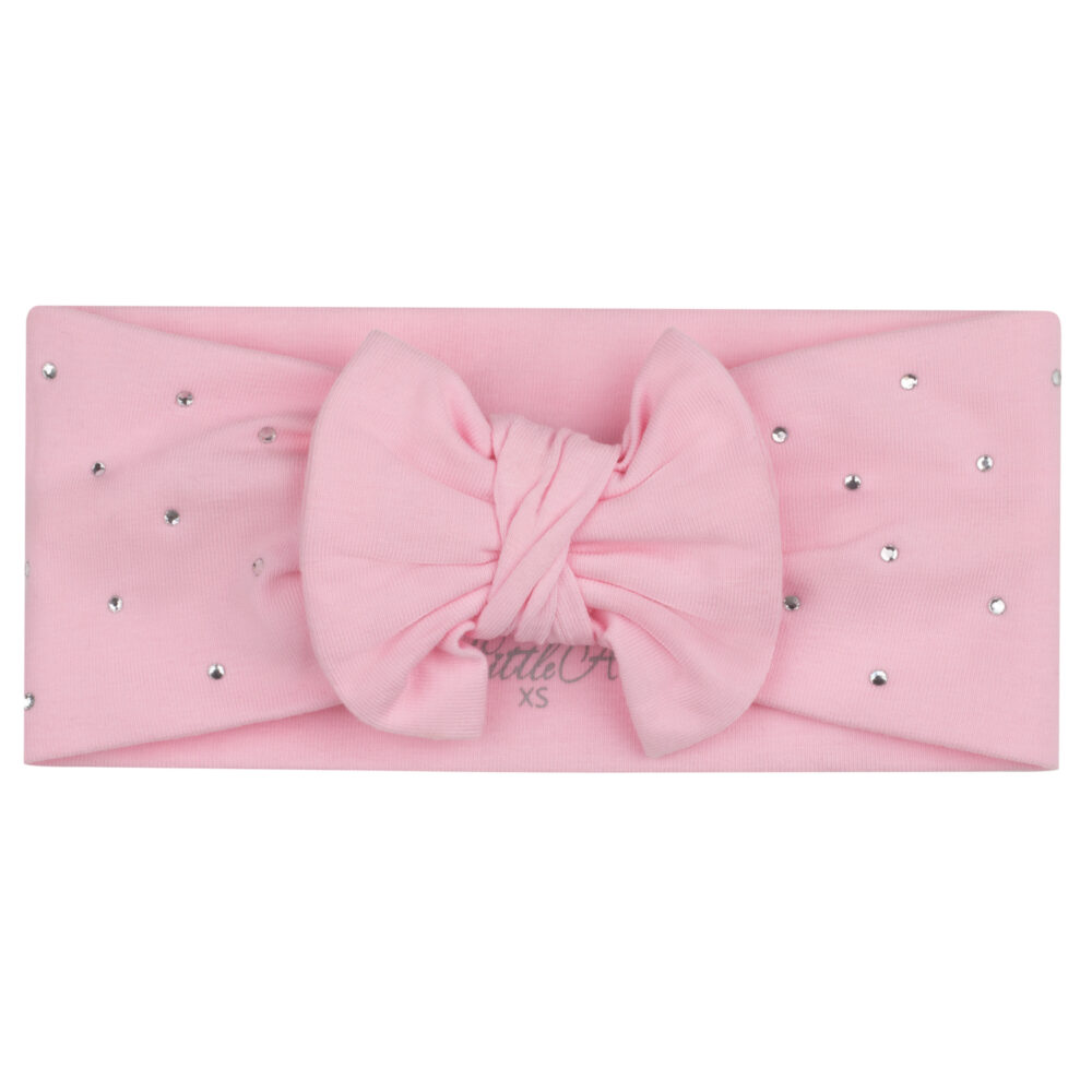LITTLE A Pink Bow Headband