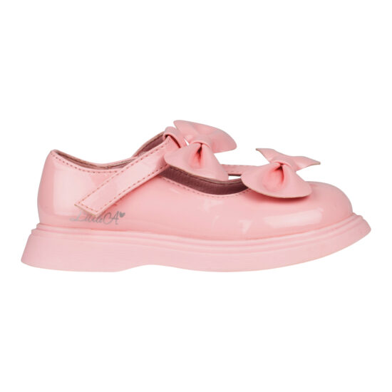 LITTLE A Beau Pink Patent Shoes