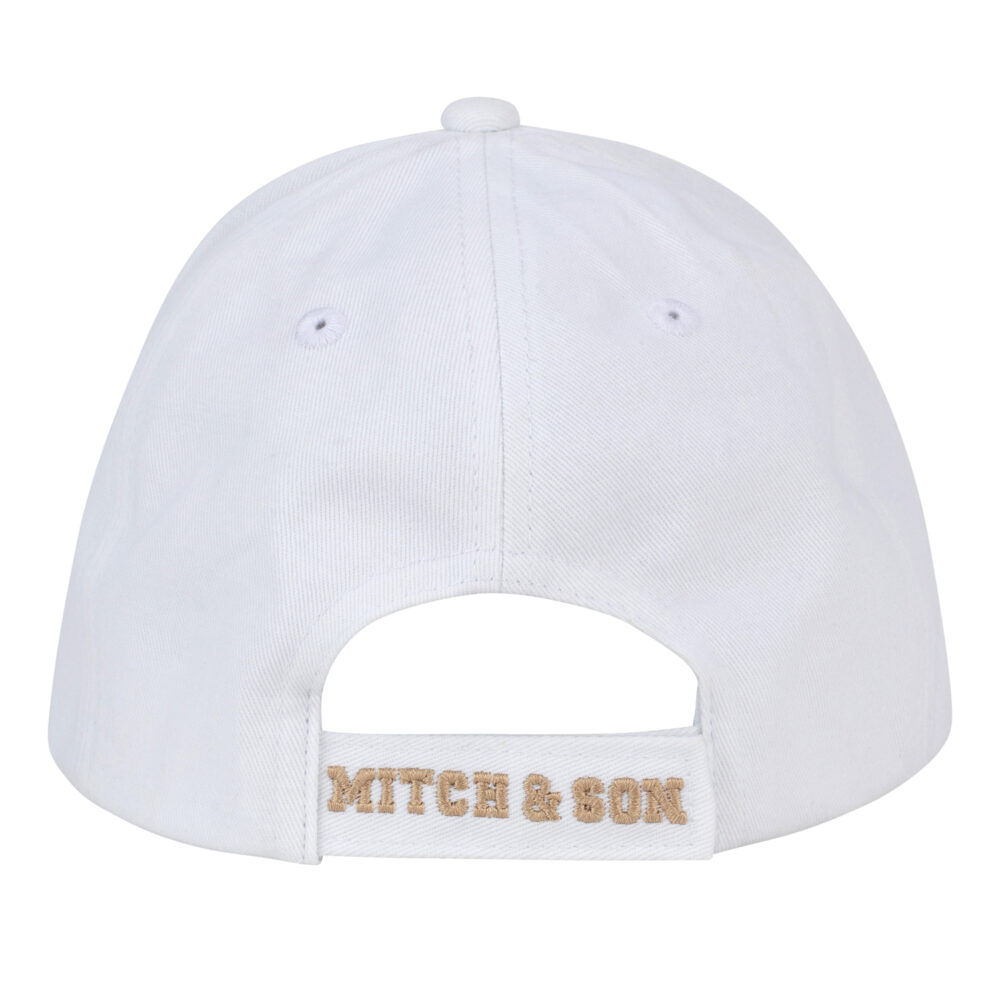 MITCH & SON Tarak Bright White Baseball Cap