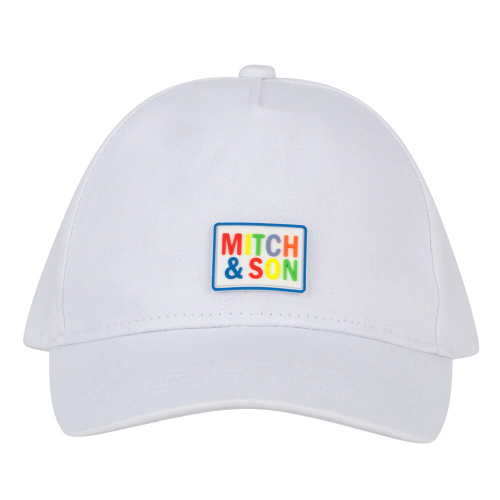 MITCH & SON Von Bright White Baseball Cap