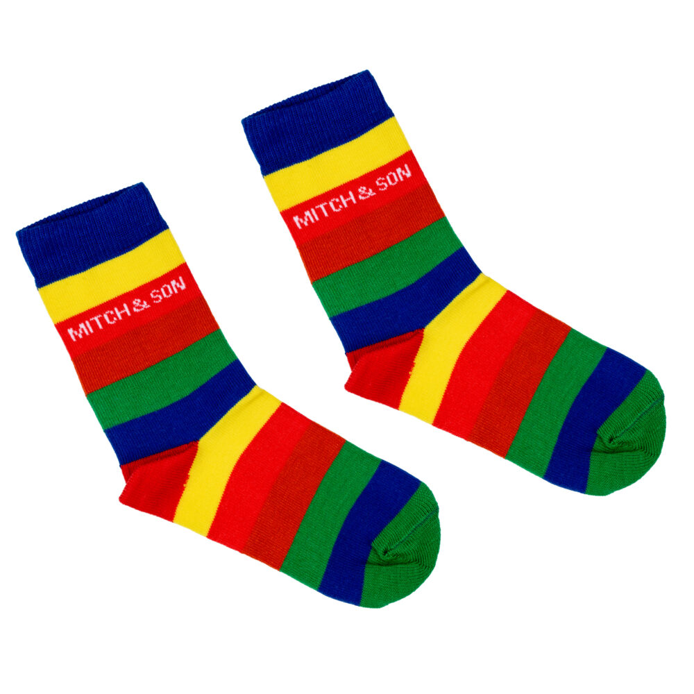MITCH & SON Vidal Multicoloured 2 pack socks