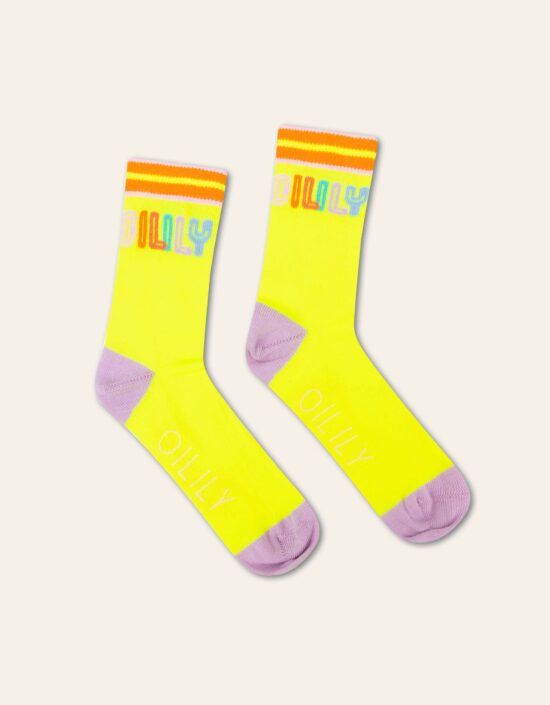 OILILY Manus Yellow Logo Socks